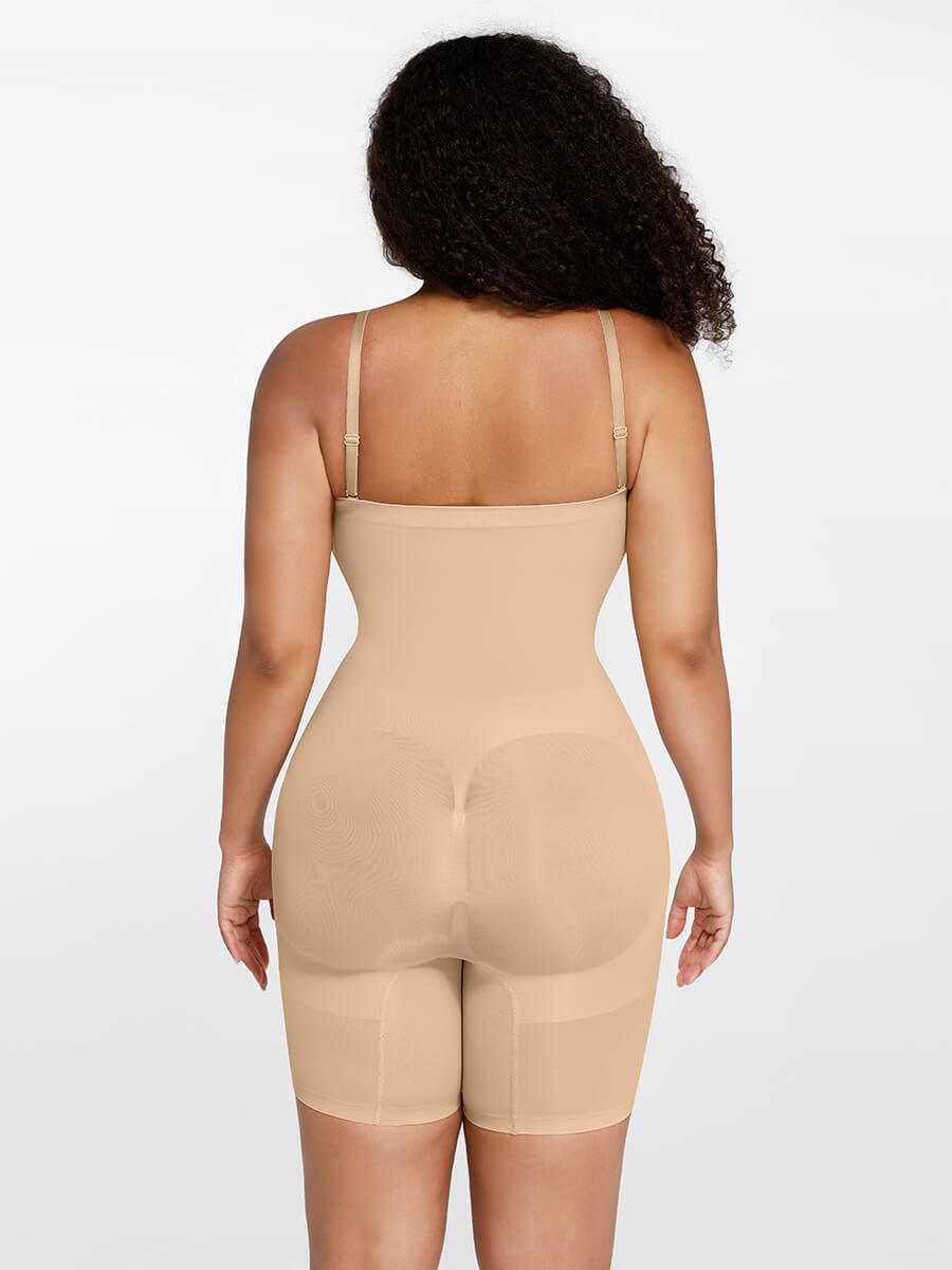 Seamless Removable Strap Shapewear Bodysuit