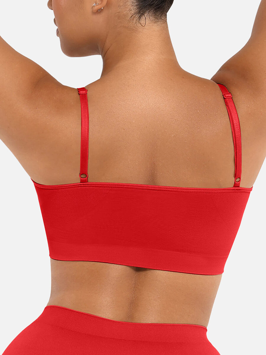 Premium Ribbed Seamless Bralette & High-Waist Panty Set